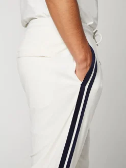 Sergio Tacchini Damarindo Velour Track Pant- Gardenia Outlet