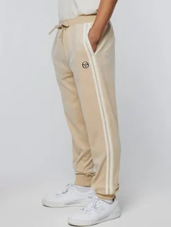 Sergio Tacchini Damarindo Velour Track Pant-Cement/ Gardenia Sale