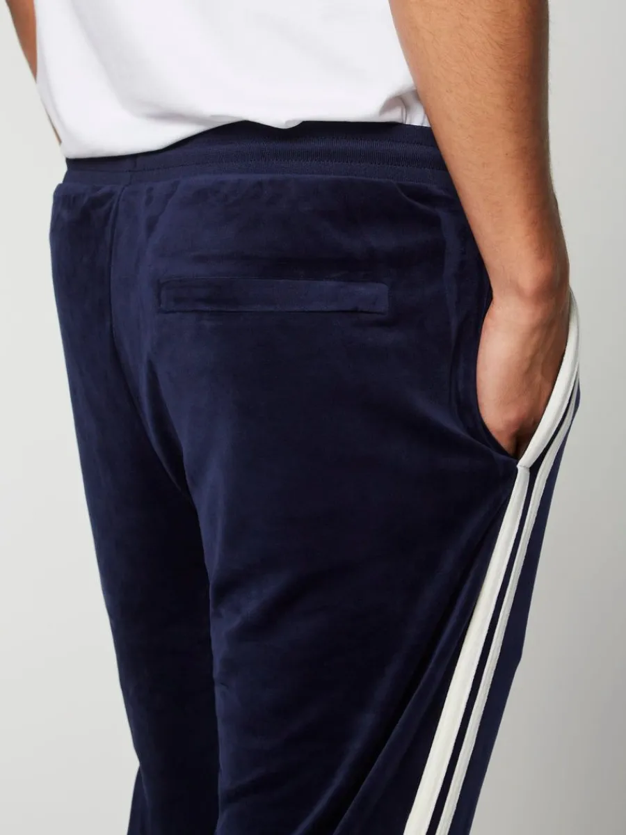 Sergio Tacchini Damarindo Velour Track Pant- Maritime Blue Best