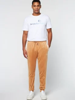 Sergio Tacchini Debossed Damarindo Velour Track Pant- Meerkat Sale