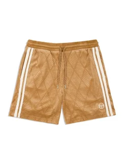 Sergio Tacchini Debossed Damarindo Velour Short- Meerkat Best
