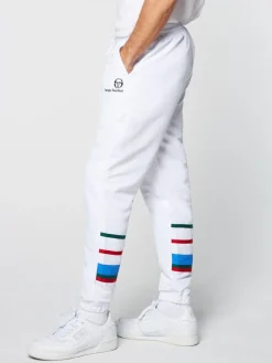 Sergio Tacchini Denver Track Pants- White Outlet