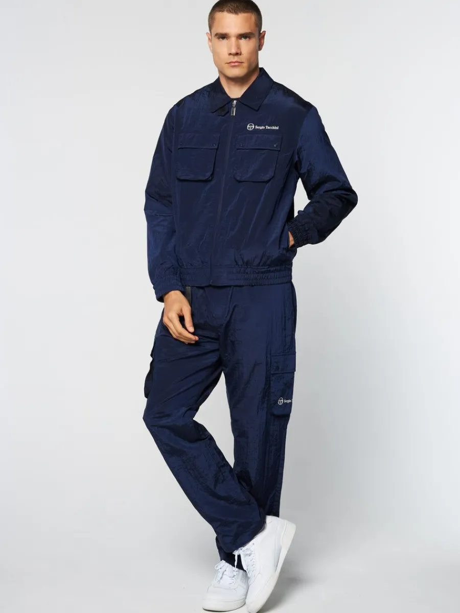 Sergio Tacchini Devonte Track Jacket- Maritime Blue Hot