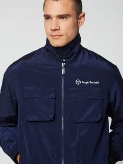 Sergio Tacchini Devonte Track Jacket- Maritime Blue Hot