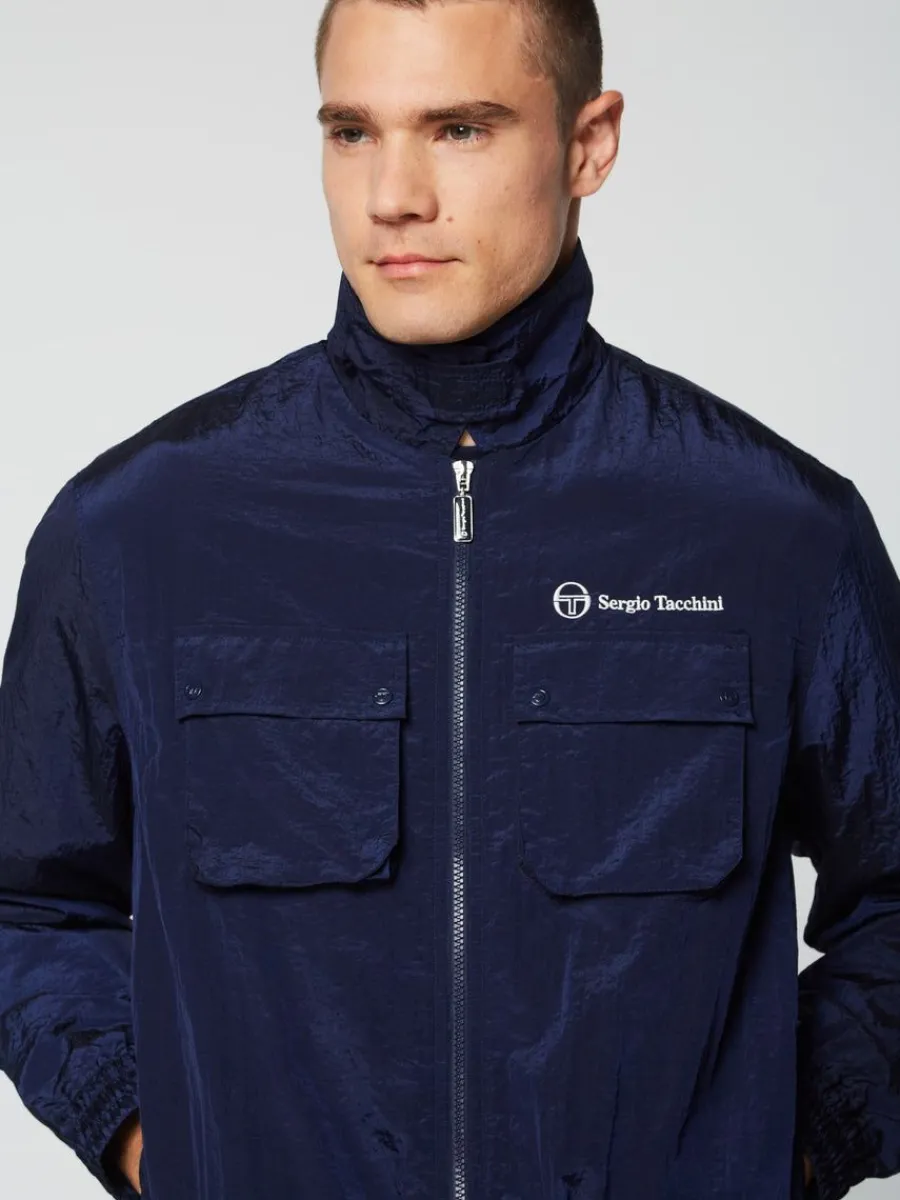 Sergio Tacchini Devonte Track Jacket- Maritime Blue Hot