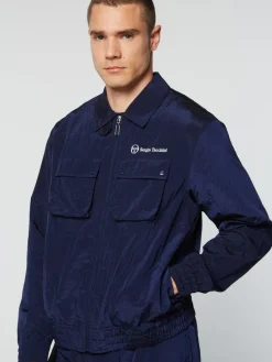 Sergio Tacchini Devonte Track Jacket- Maritime Blue Sale