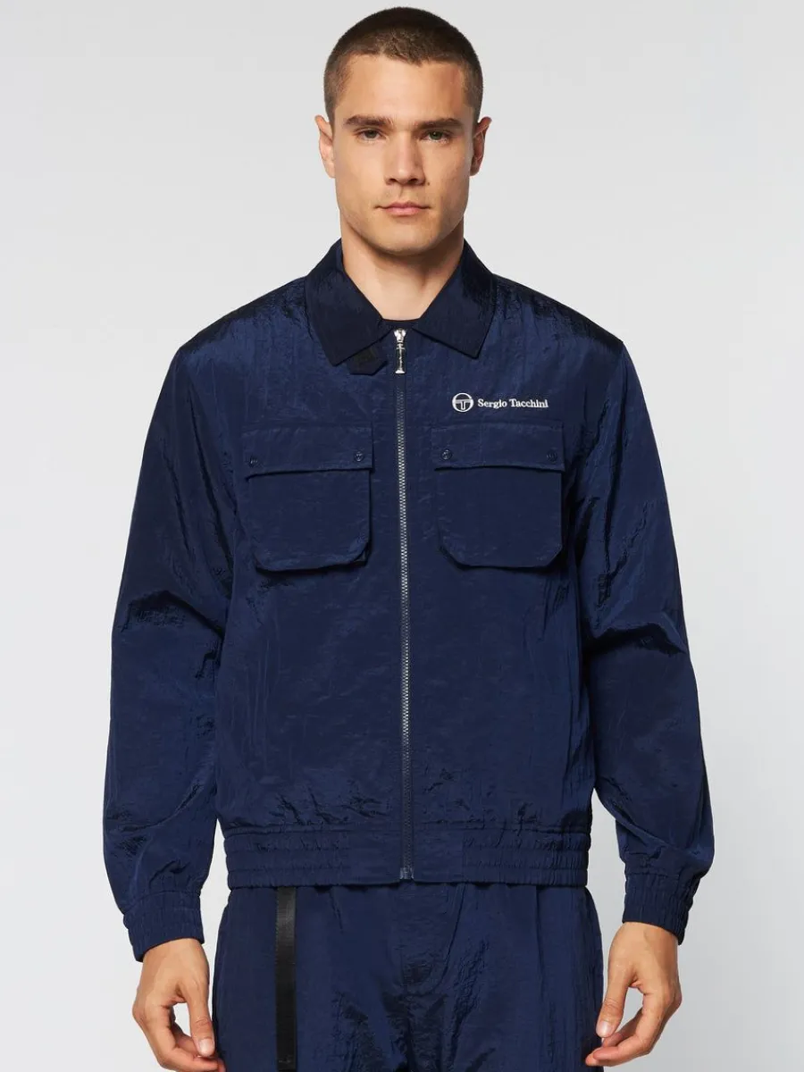 Sergio Tacchini Devonte Track Jacket- Maritime Blue