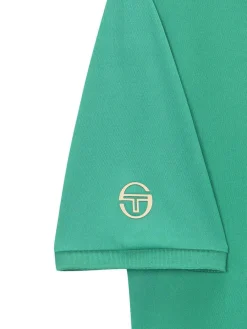 Sergio Tacchini Doubles Mch Polo- Green Discount