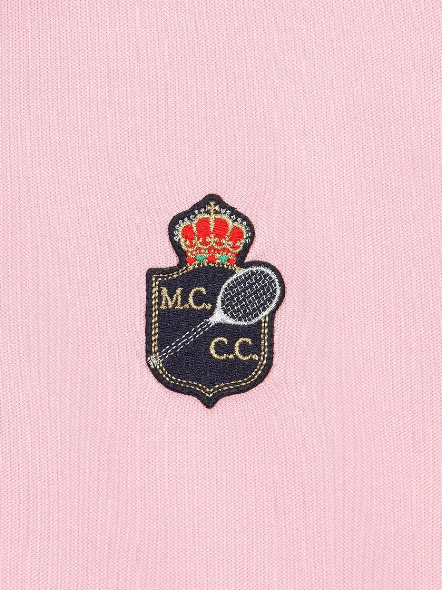 Sergio Tacchini Doubles Mch Polo- Light Pink New