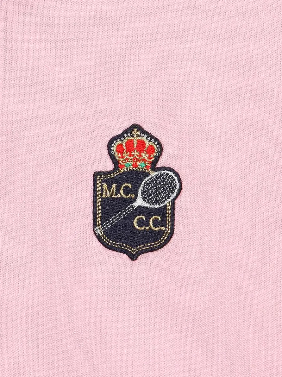 Sergio Tacchini Doubles Mch Polo- Light Pink New