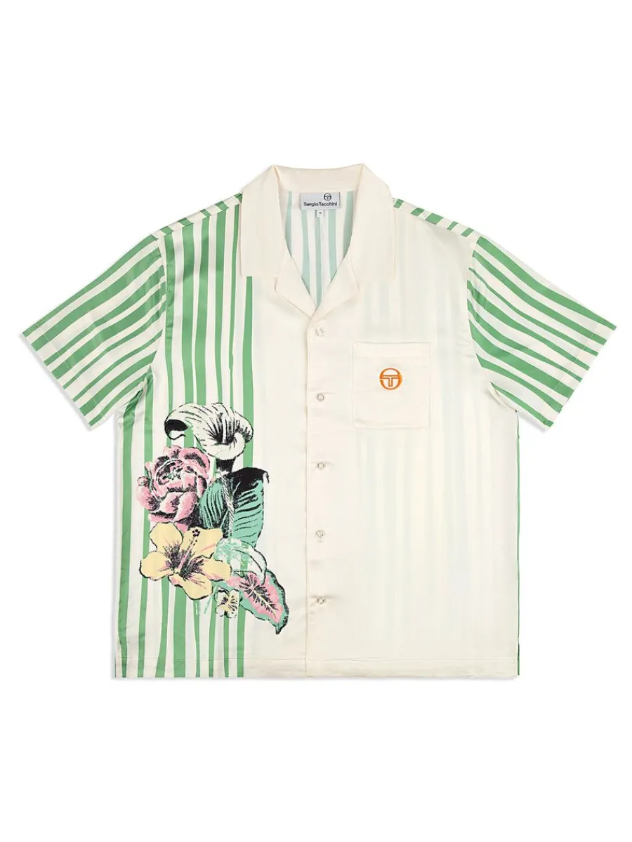 Sergio Tacchini Ella Printed Shirt- Gardenia Sale