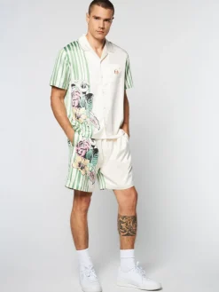 Sergio Tacchini Ella Printed Shirt- Gardenia Sale