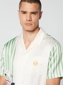Sergio Tacchini Ella Printed Shirt- Gardenia Sale