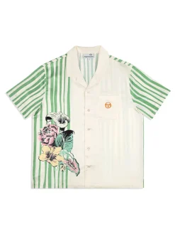 Sergio Tacchini Ella Printed Shirt- Gardenia Clearance