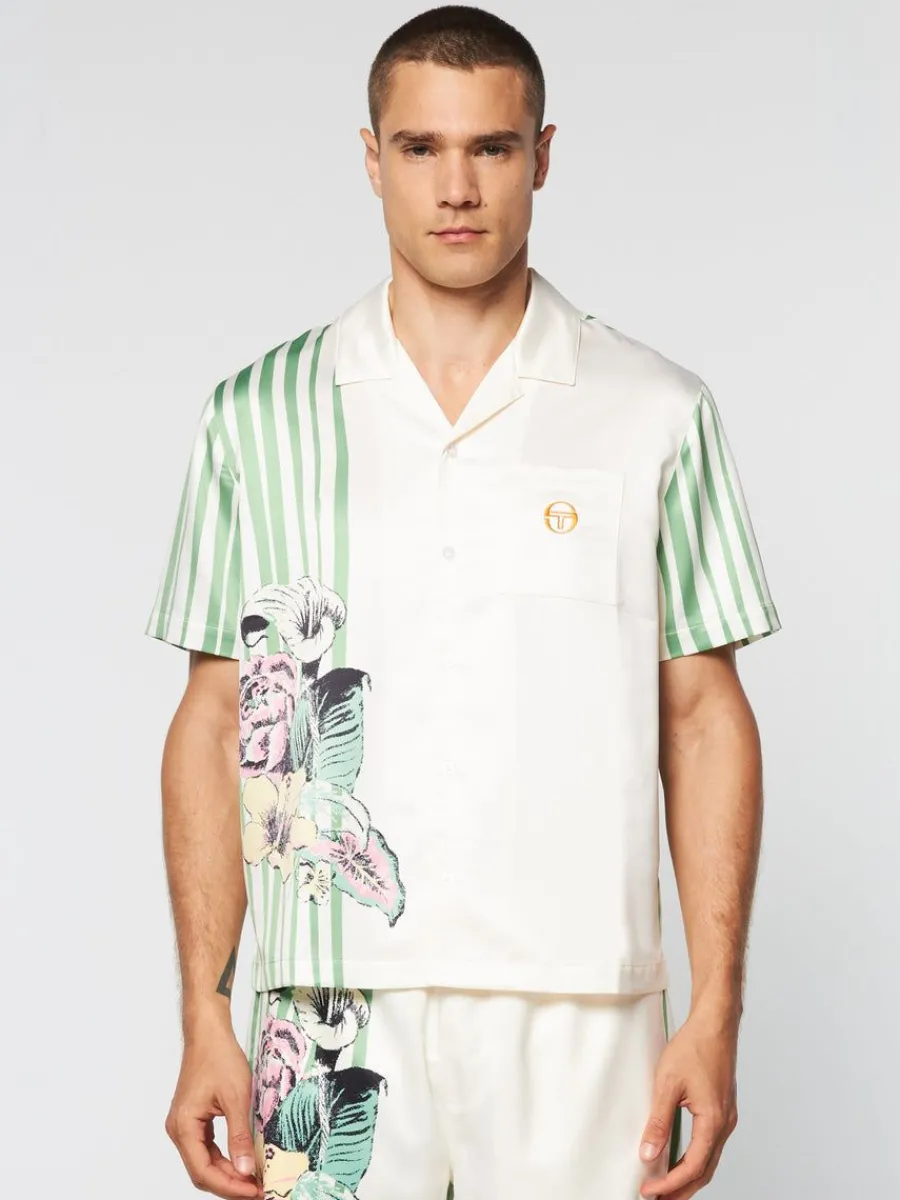 Sergio Tacchini Ella Printed Shirt- Gardenia Clearance