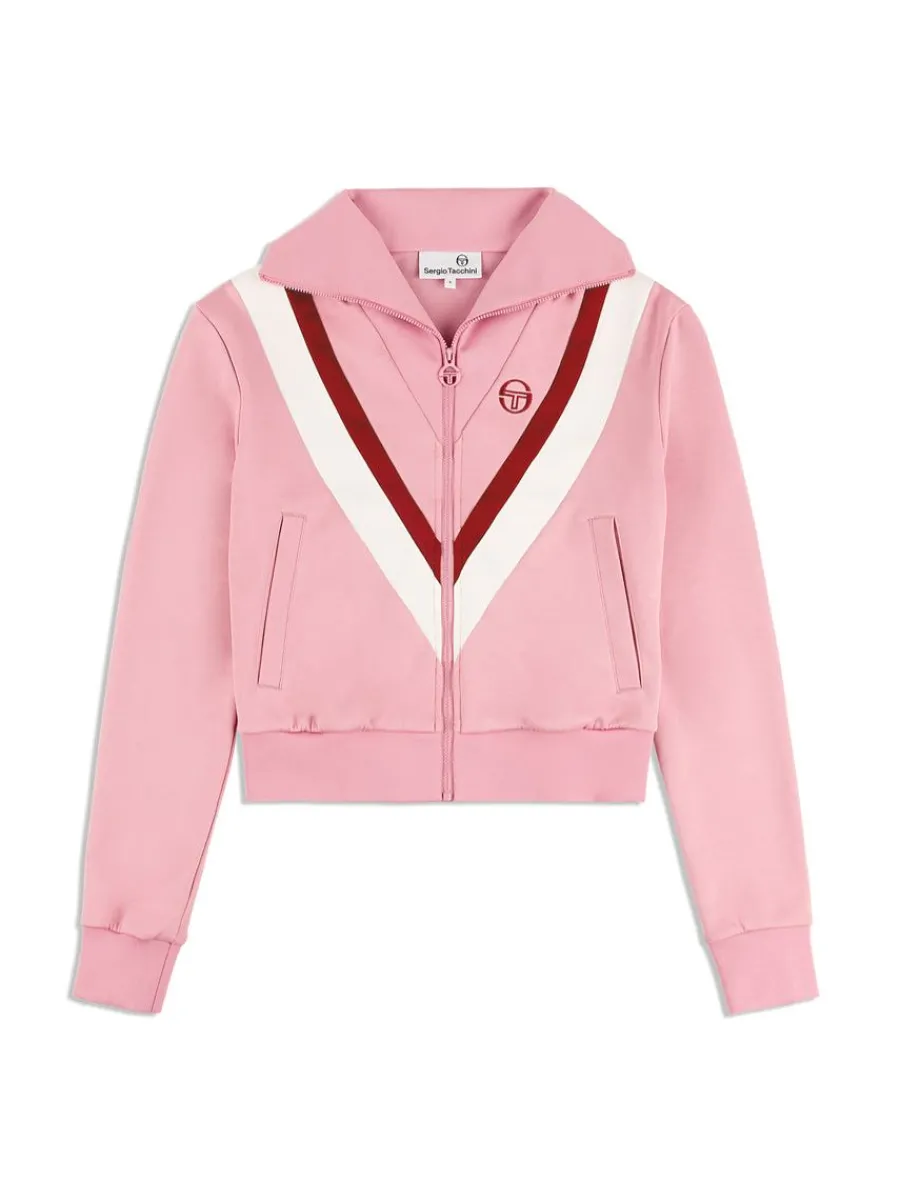 Sergio Tacchini Federica Knit Zip Track Jacket- Polignac Discount