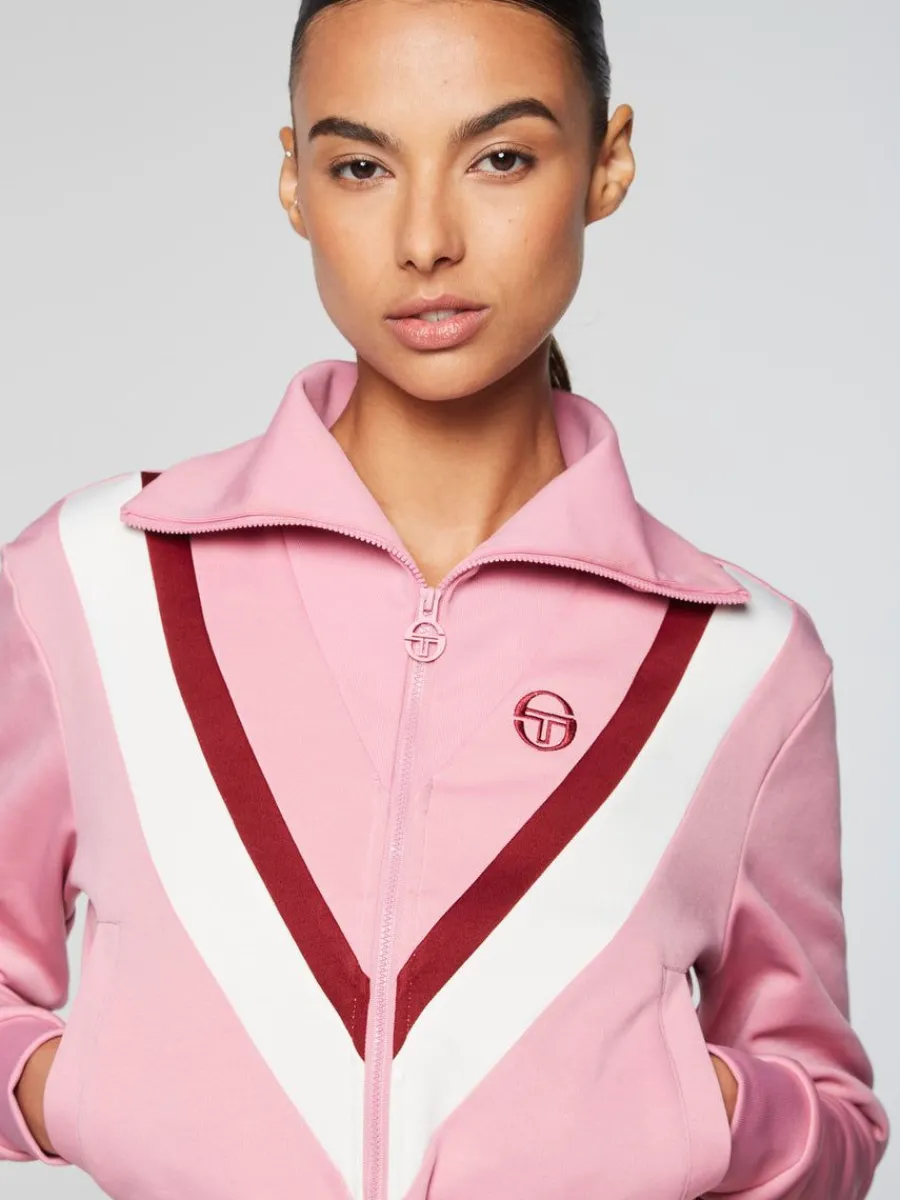 Sergio Tacchini Federica Knit Zip Track Jacket- Polignac Discount