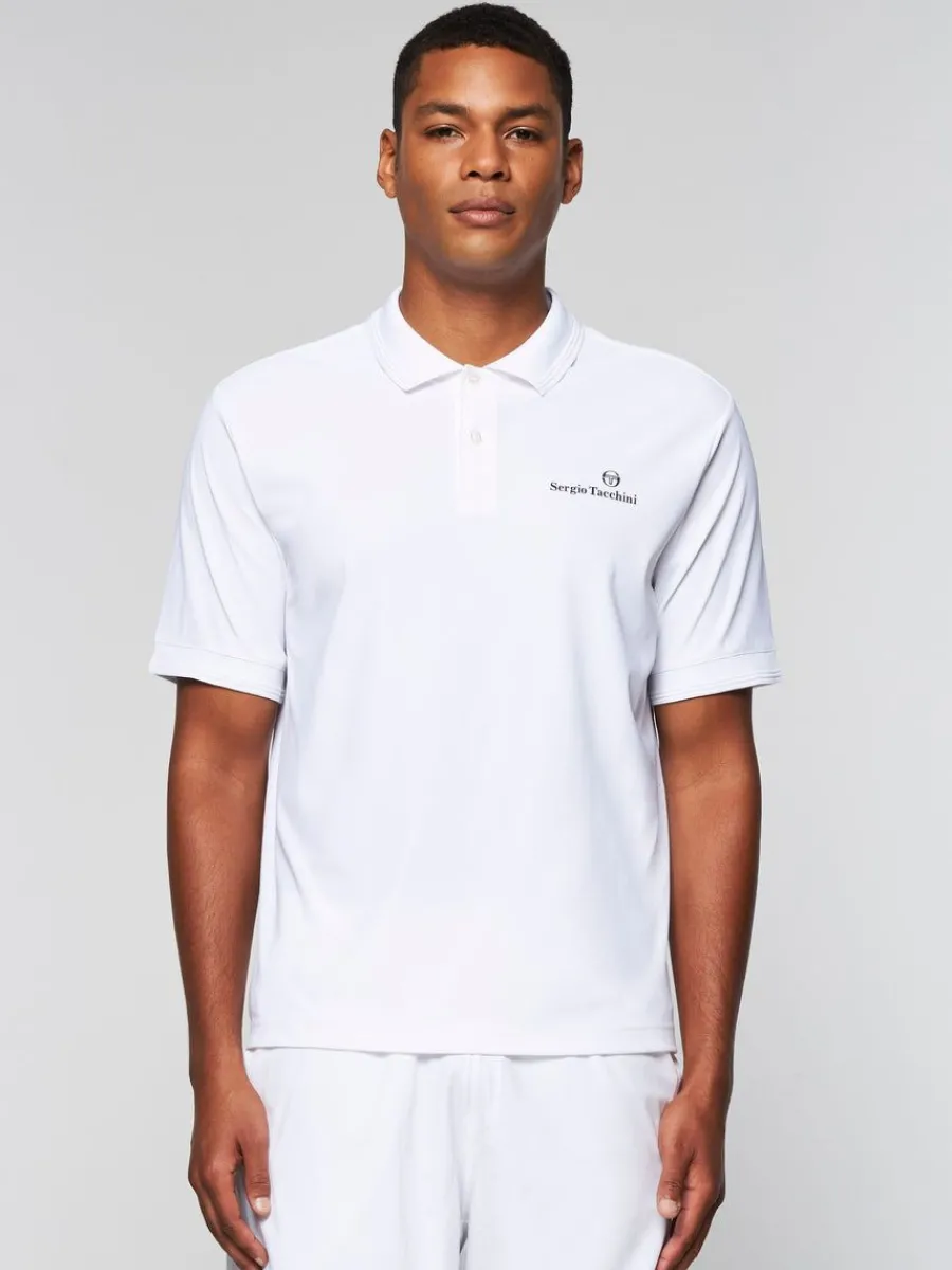 Sergio Tacchini Foro Polo- Brilliant White Clearance