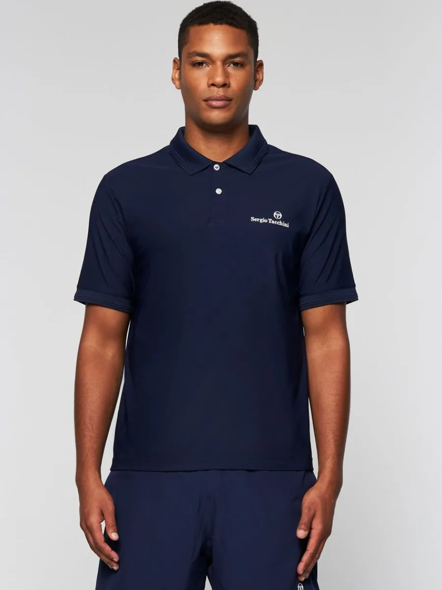 Sergio Tacchini Foro Polo- Maritime Blue Discount