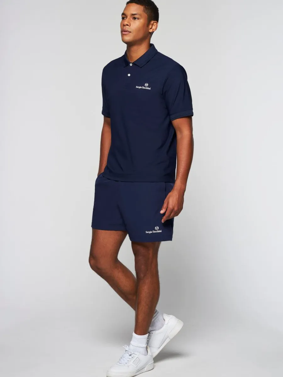 Sergio Tacchini Foro Polo- Maritime Blue Discount