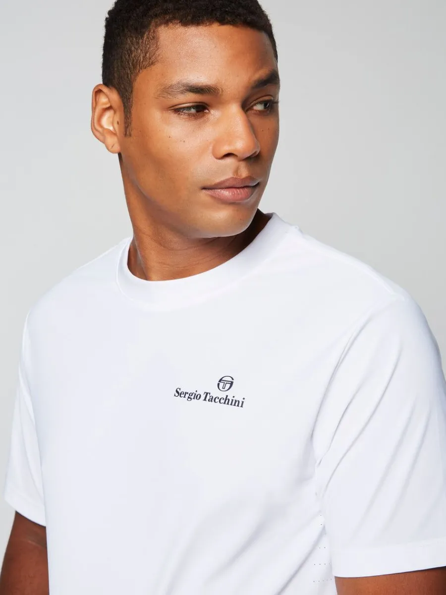 Sergio Tacchini Foro T-Shirt- Brilliant White