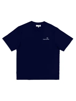 Sergio Tacchini Foro T-Shirt- Maritime Blue Clearance