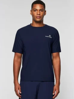 Sergio Tacchini Foro T-Shirt- Maritime Blue Best