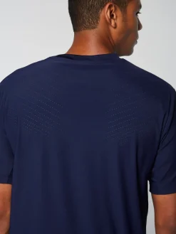 Sergio Tacchini Foro T-Shirt- Maritime Blue Best