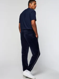 Sergio Tacchini Gallone Velour Track Pant- Maritime Blue Clearance