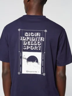 Sergio Tacchini Gioia T-Shirt- Maritime Blue Discount