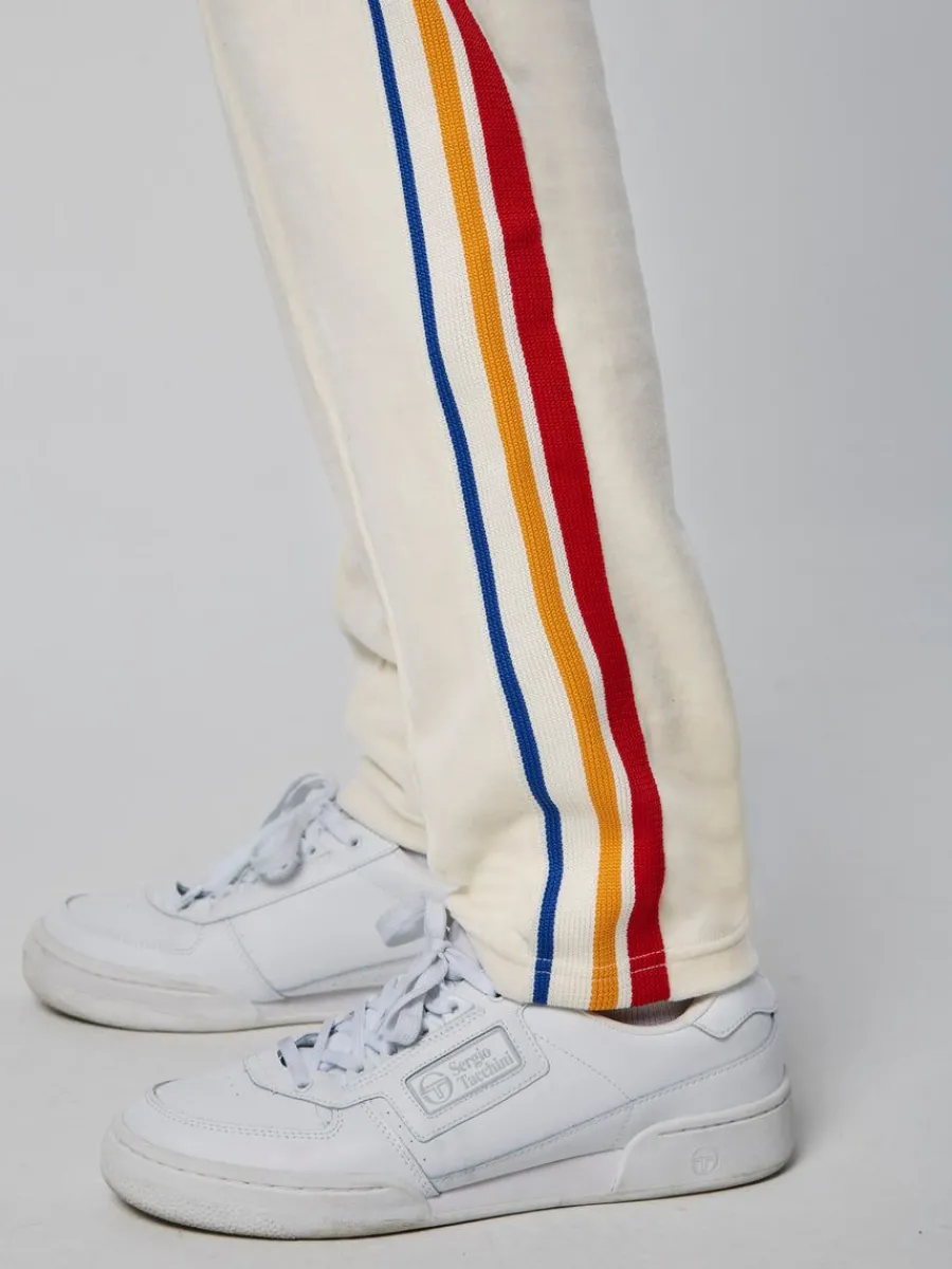 Sergio Tacchini Goran Velour Track Pant Archivio- Gardenia Hot