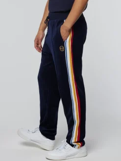 Sergio Tacchini Goran Velour Track Pant Archivio- Maritime Blue Clearance