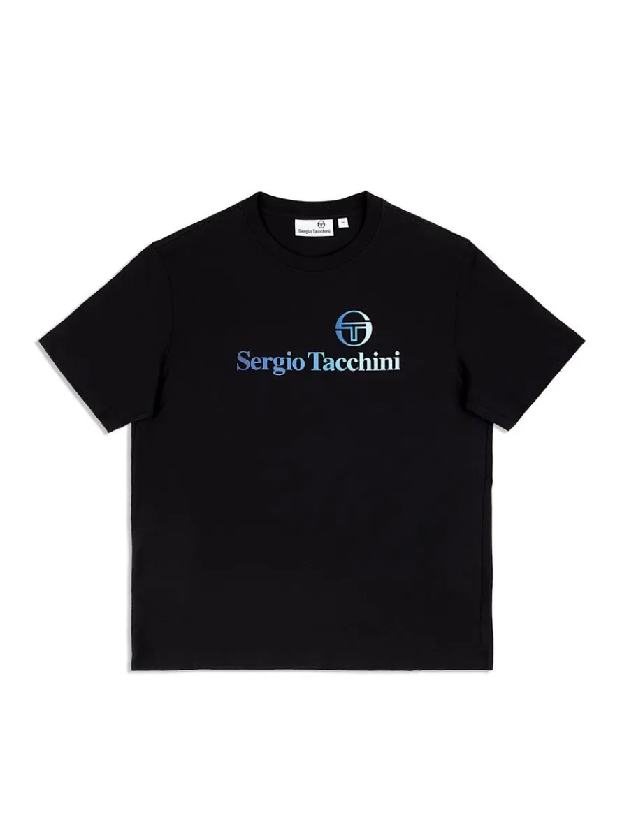 Sergio Tacchini Gradiennte T-Shirt- Black Beauty Hot