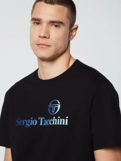 Sergio Tacchini Gradiennte T-Shirt- Black Beauty Hot