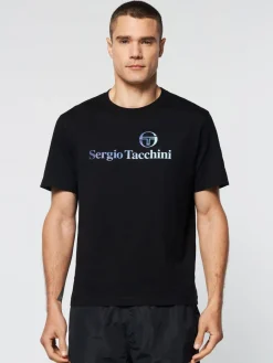 Sergio Tacchini Gradiennte T-Shirt- Black Beauty Outlet