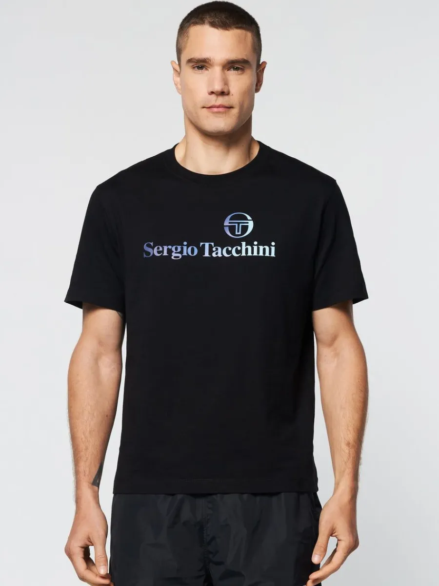 Sergio Tacchini Gradiennte T-Shirt- Black Beauty New