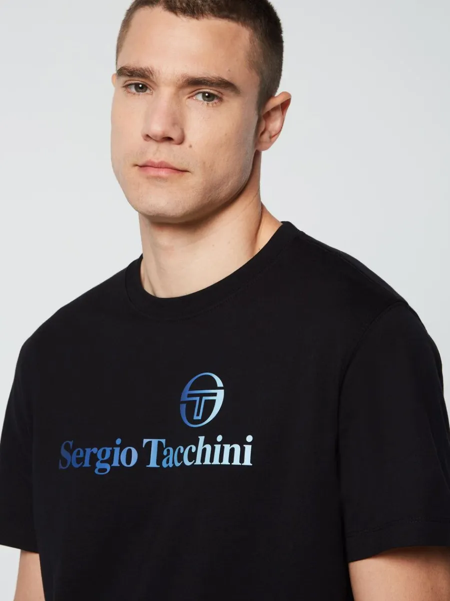 Sergio Tacchini Gradiennte T-Shirt- Black Beauty New