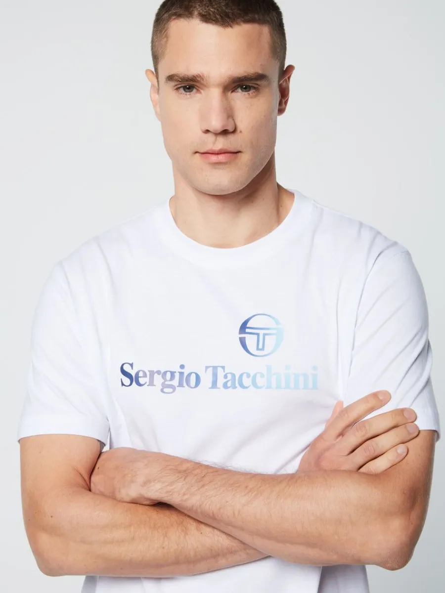 Sergio Tacchini Gradiennte T-Shirt- Brilliant White