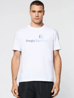 Sergio Tacchini Gradiennte T-Shirt- Brilliant White Sale