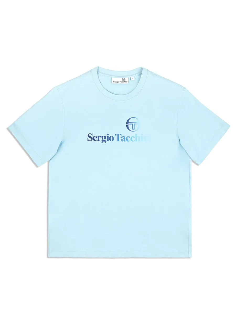 Sergio Tacchini Gradiennte T-Shirt- Clear Sky Best