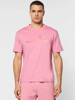 Sergio Tacchini Gradiennte T-Shirt- Wild Rose Sale