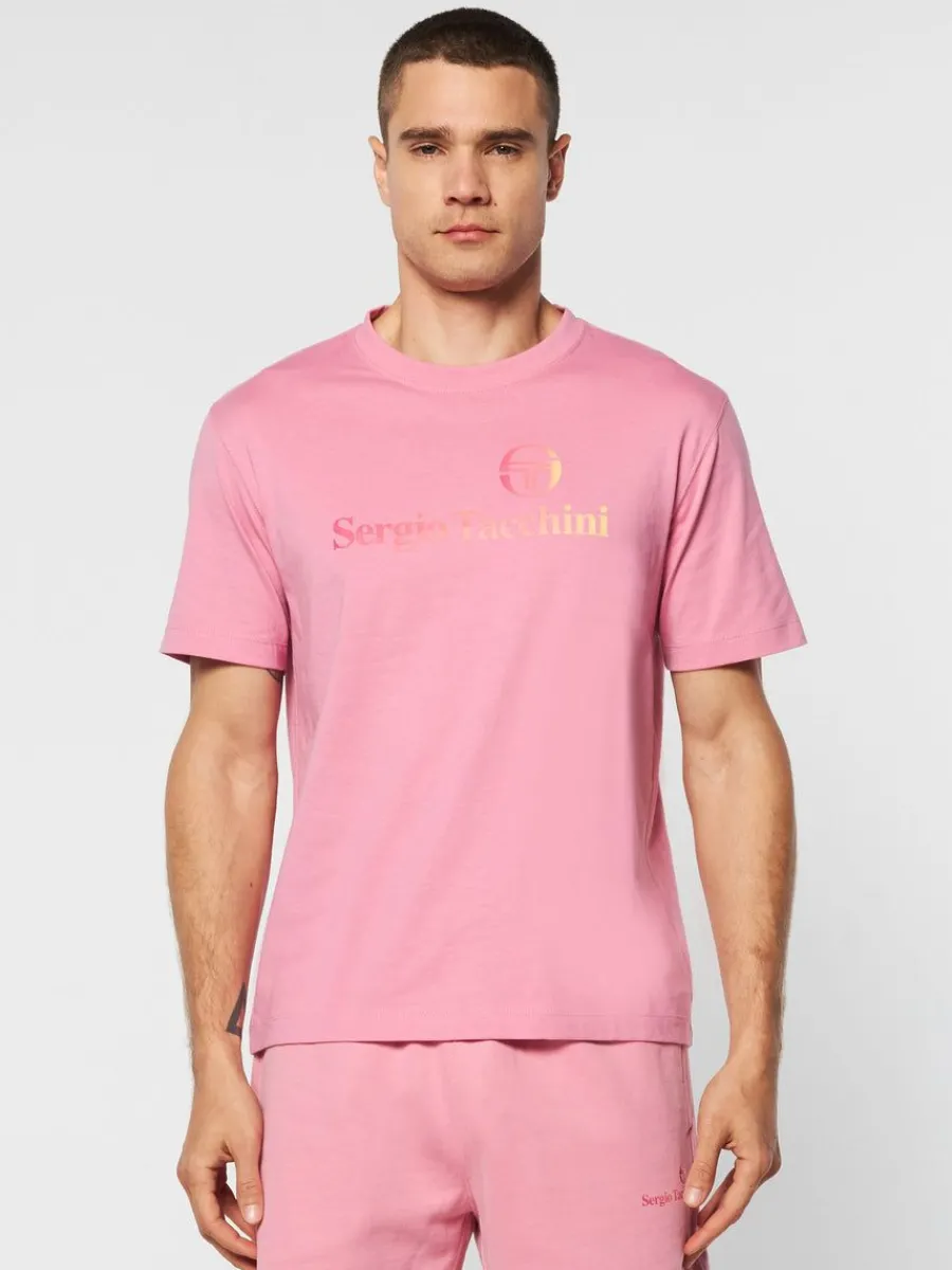 Sergio Tacchini Gradiennte T-Shirt- Wild Rose Sale