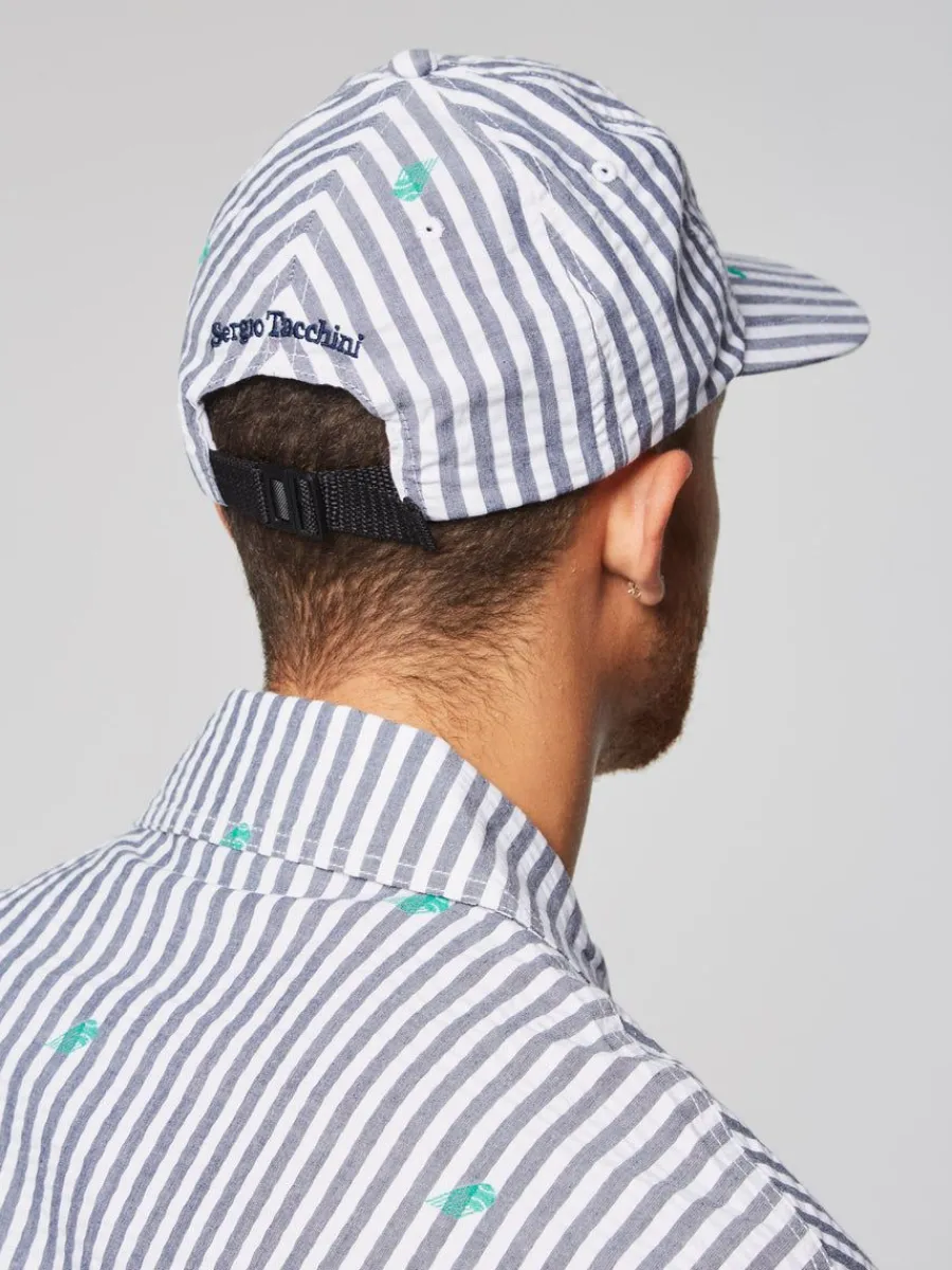Sergio Tacchini Granda Baseball Hat- Maritime Blue Hot