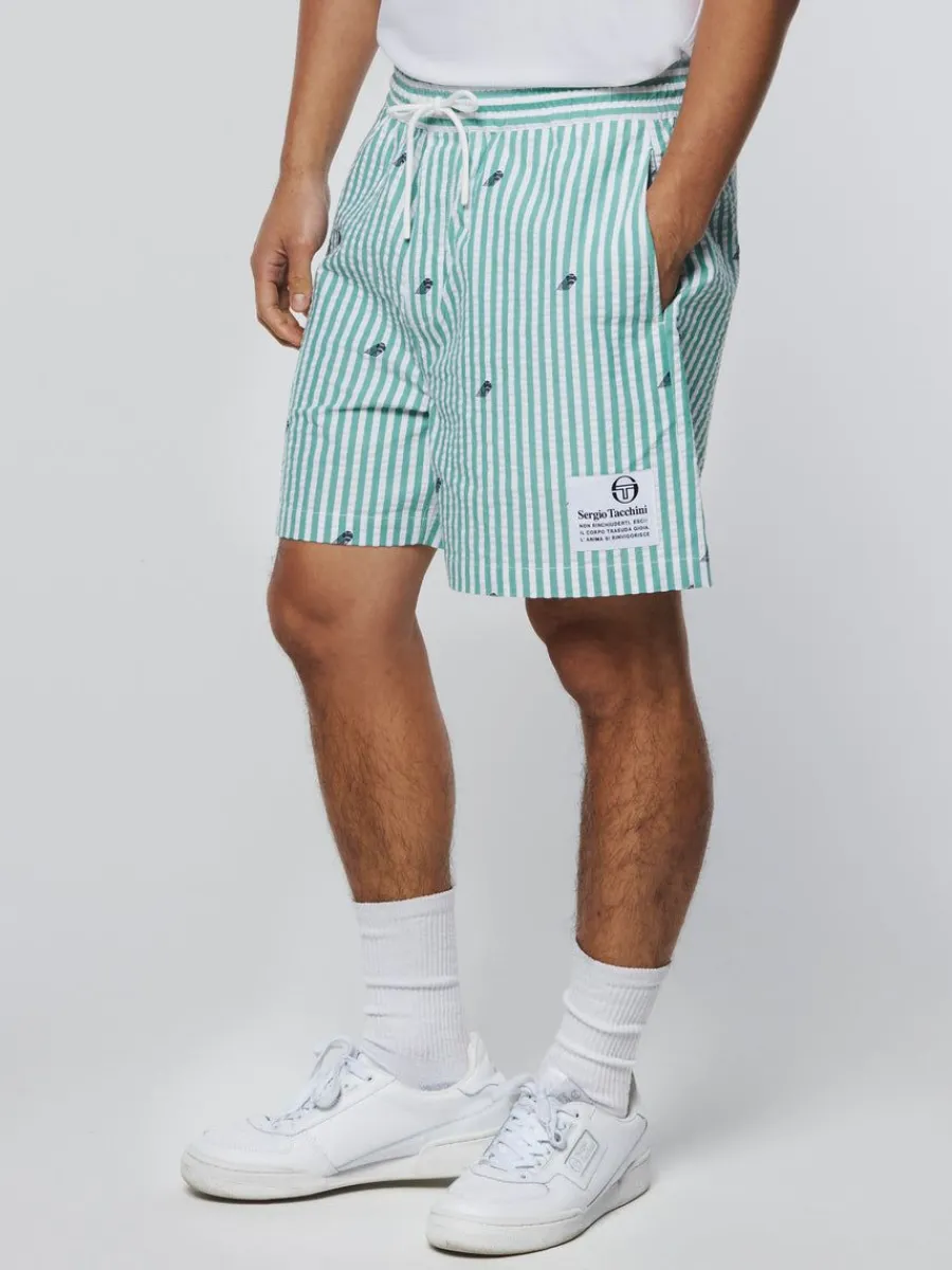 Sergio Tacchini Granda Short- Deep Mint Clearance