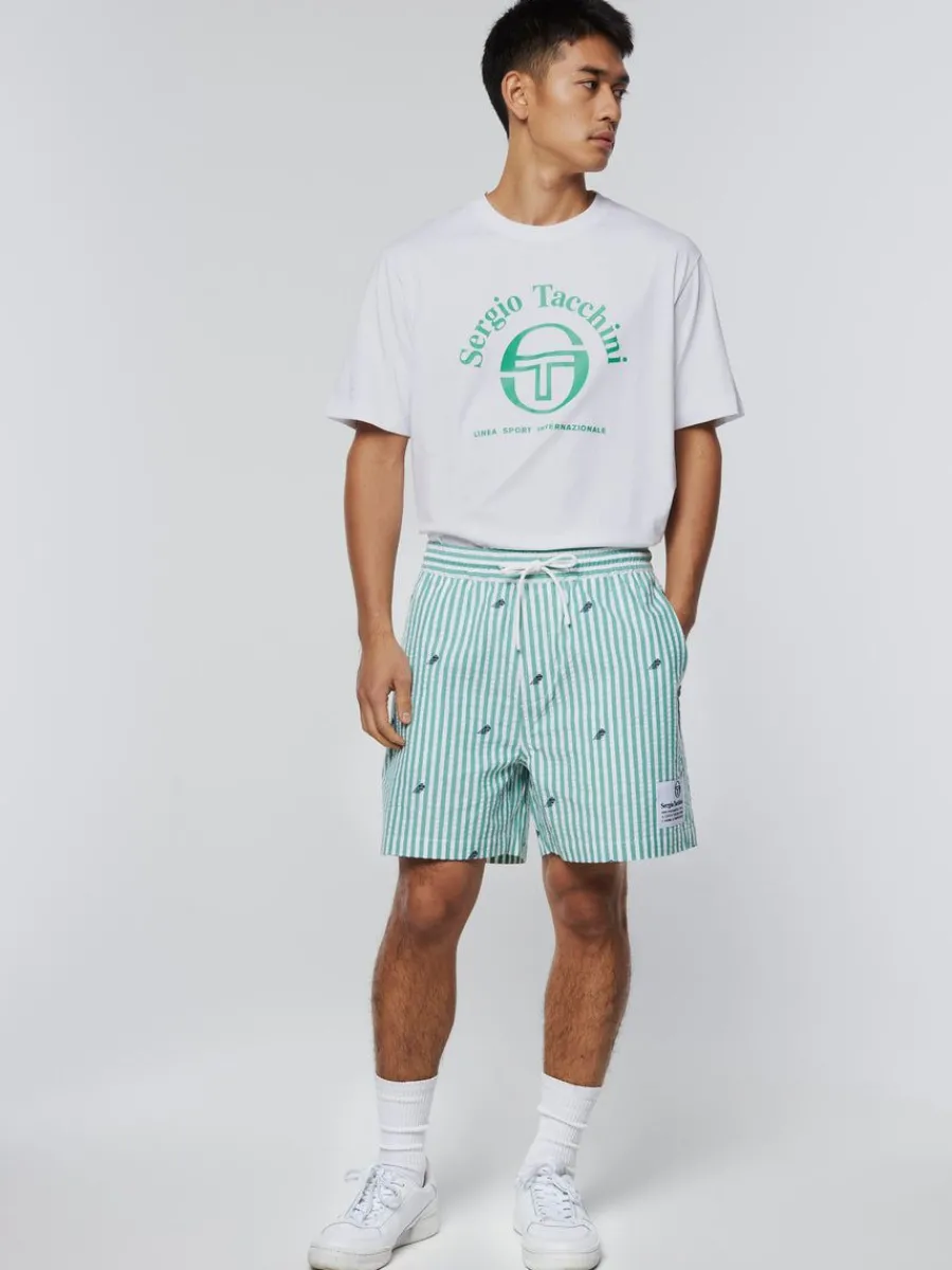 Sergio Tacchini Granda Short- Deep Mint Clearance