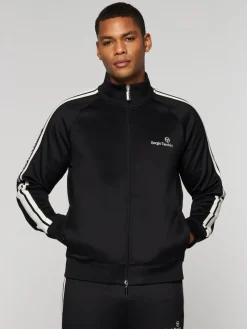 Sergio Tacchini Gromo Tape Track Jacket- Black Beauty Online