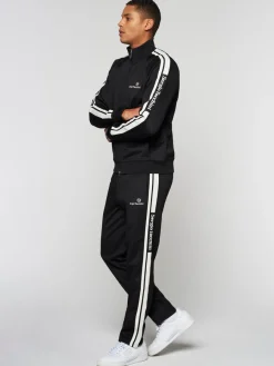 Sergio Tacchini Gromo Tape Track Jacket- Black Beauty Online