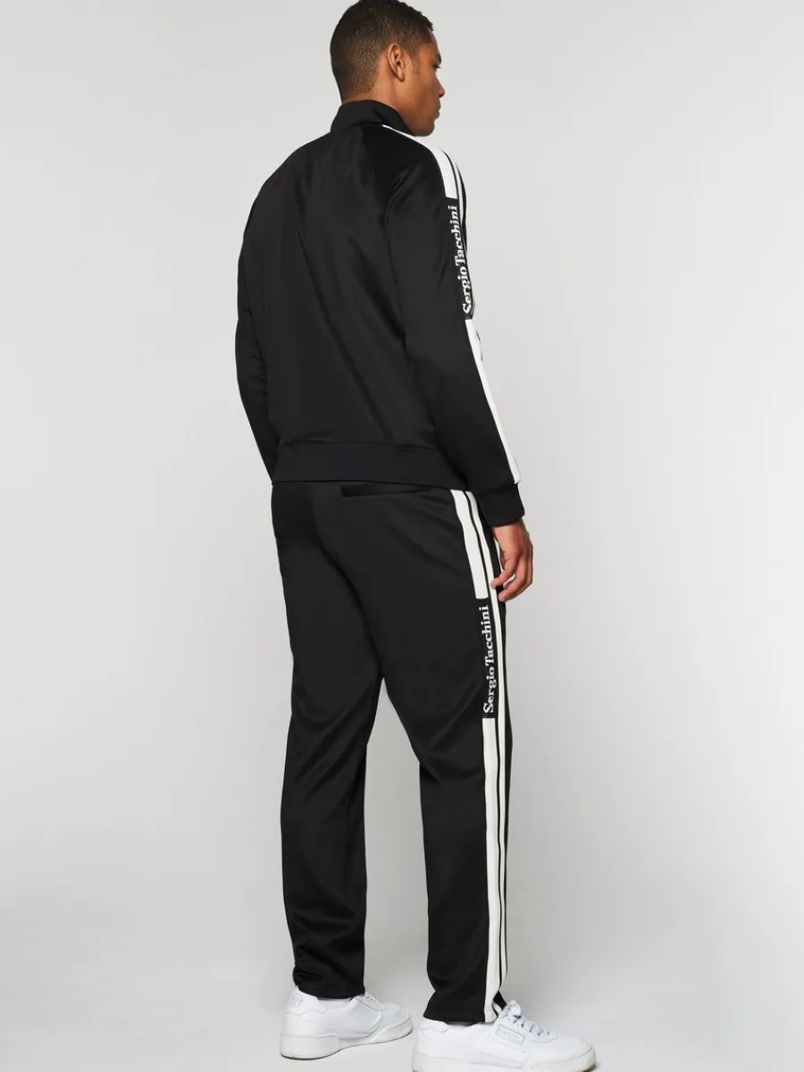 Sergio Tacchini Gromo Tape Track Jacket- Black Beauty Online