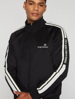 Sergio Tacchini Gromo Tape Track Jacket- Black Beauty Online