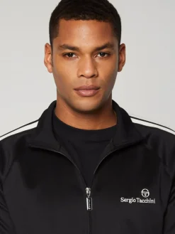 Sergio Tacchini Gromo Tape Track Jacket- Black Beauty Online